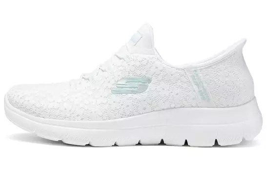 Кроссовки женские с низким верхом белого цвета Skechers