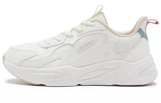 Кроссовки женские с низким верхом белого цвета Qiaodan, белый