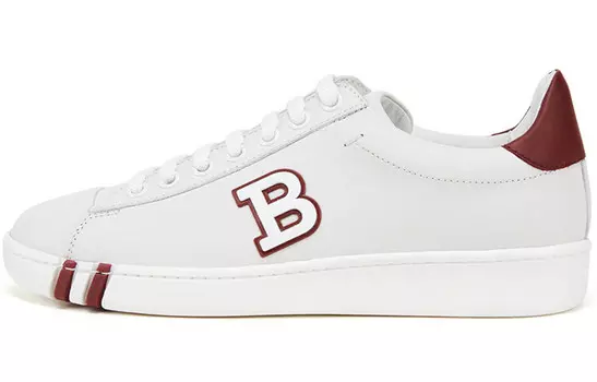 Кроссовки женские с низким верхом белого цвета Bally