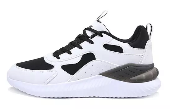 Кроссовки женские с низким верхом белые/черные Peak