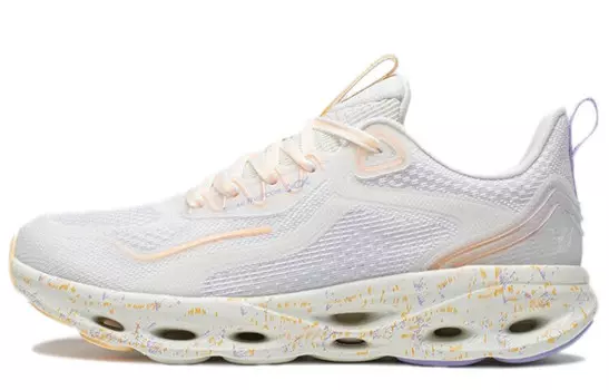 Кроссовки женские с низким верхом белые/фиолетовые Xtep