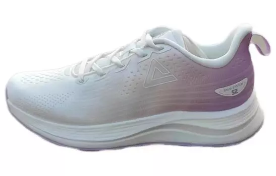 Кроссовки женские с низким верхом белые/фиолетовые Peak