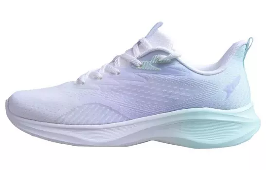 Кроссовки женские с низким верхом белые/фиолетовые/зеленые Xtep