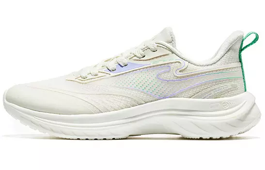 Кроссовки женские с низким верхом белые/фиолетовые Erke