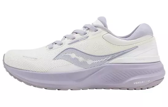 Кроссовки женские с низким верхом белые/фиолетовые Saucony
