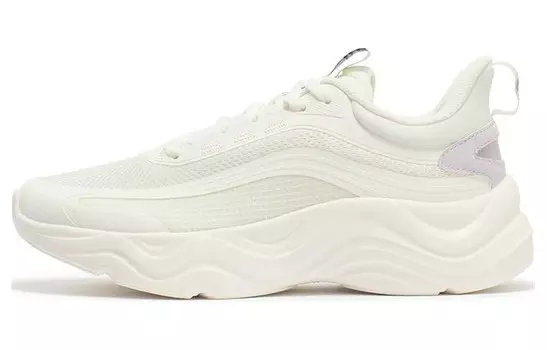 Кроссовки женские с низким верхом белые/фиолетовые 361°