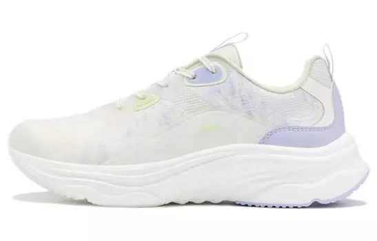 Кроссовки женские с низким верхом белые/голубые/фиолетовые Xtep