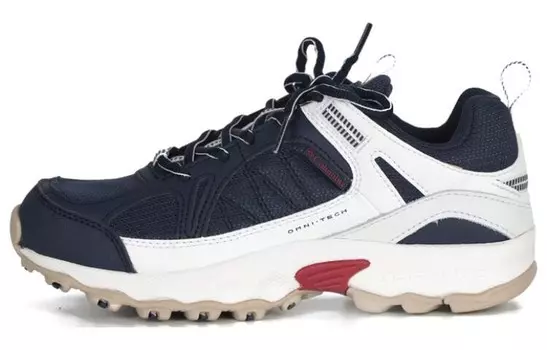 Кроссовки женские с низким верхом, белые/королевские синие Columbia