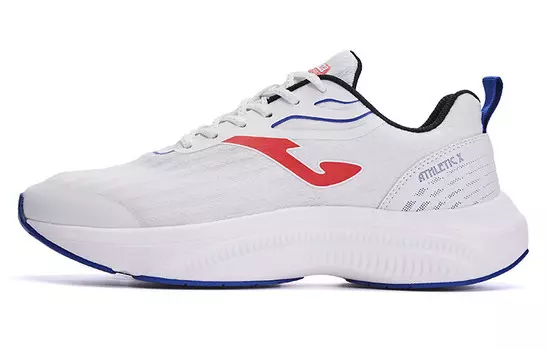 Кроссовки женские с низким верхом белые/красные Joma