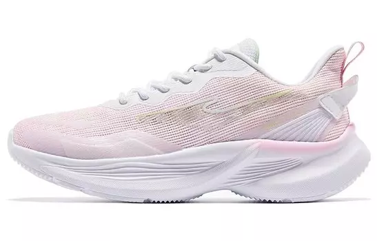 Кроссовки женские с низким верхом белые/розовые Erke