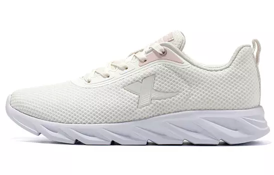 Кроссовки женские с низким верхом белые/розовые Xtep