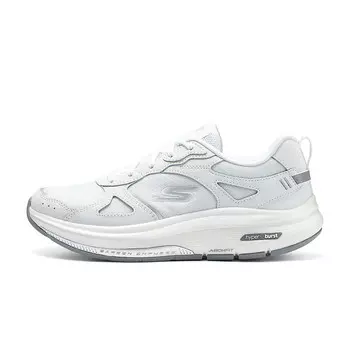 Кроссовки женские с низким верхом, белые/серебристые Skechers