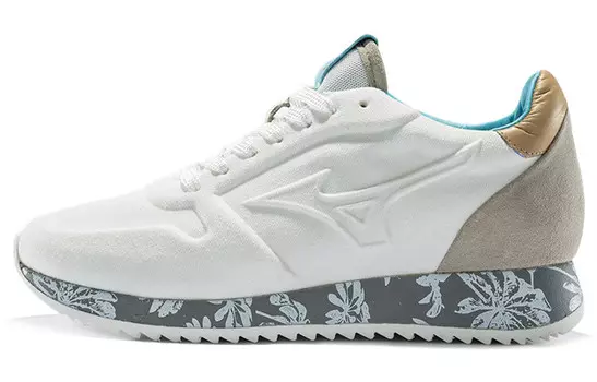 Кроссовки женские с низким верхом белые/серые Mizuno