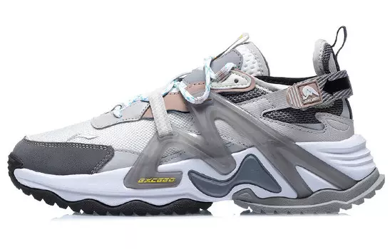 Кроссовки женские с низким верхом белые/серые Lining