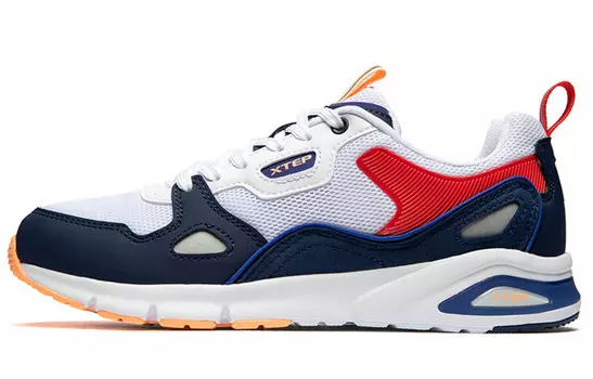 Кроссовки женские с низким верхом, белые/синие Xtep