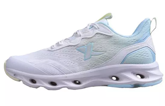 Кроссовки женские с низким верхом белые/синие/желтые Xtep