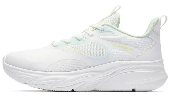 Кроссовки женские с низким верхом белые/зеленые/синие/желтые Qiaodan