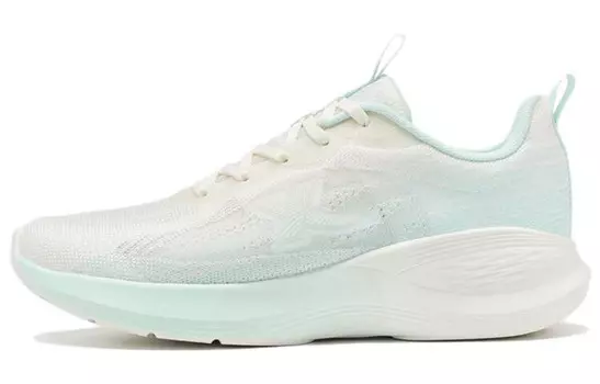 Кроссовки женские с низким верхом белые/зеленые Xtep