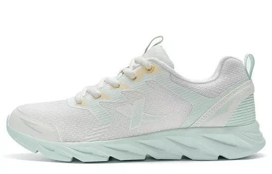 Кроссовки женские с низким верхом белые/зеленые Xtep