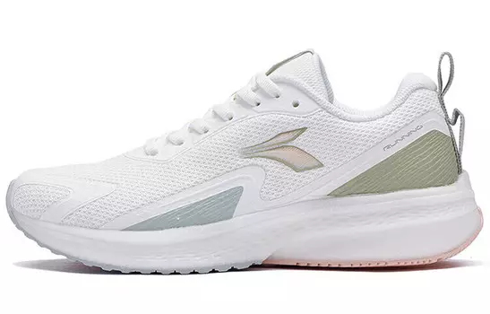 Кроссовки женские с низким верхом белые/зеленые 361°