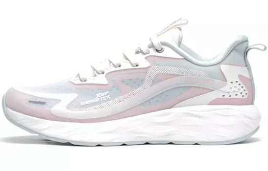 Кроссовки женские с низким верхом белые/зеленые Xtep