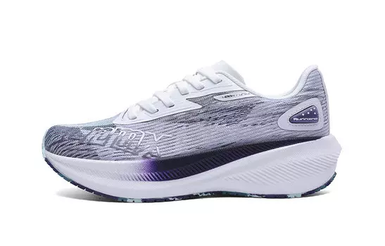 Кроссовки женские с низким верхом белый/фиолетовый Lpmx