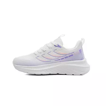 Кроссовки женские с низким верхом белый/фиолетовый Warrior 1927
