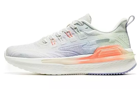 Кроссовки женские с низким верхом белый/оранжевый/фиолетовый Erke