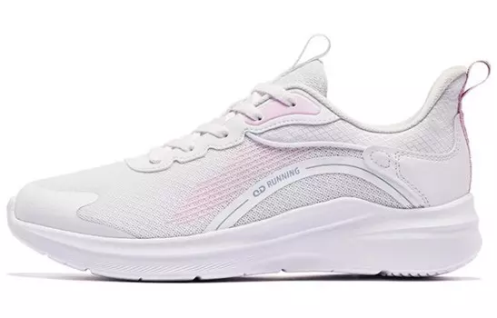 Кроссовки женские с низким верхом белый/розовый Qiaodan