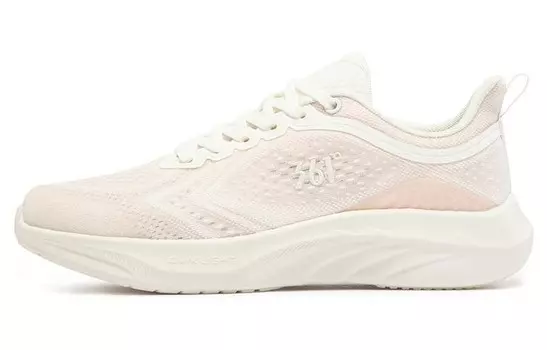 Кроссовки женские с низким верхом белый/розовый 361°