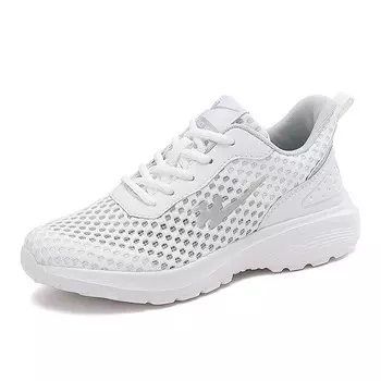 Кроссовки женские с низким верхом, белый, серый Binary