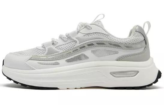 Кроссовки женские с низким верхом, белый, серый Qiaodan