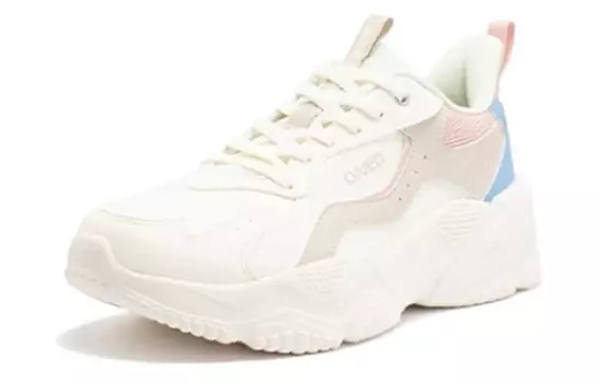 Кроссовки женские с низким верхом, белый/синий 361°