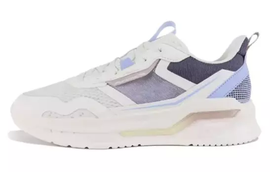 Кроссовки женские с низким верхом, белый/синий 361°