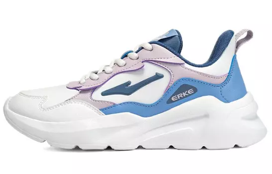 Кроссовки женские с низким верхом, белый/виртуально-синий/призматический фиолетовый Erke