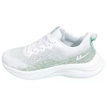 Кроссовки женские с низким верхом белый/зеленый Warrior