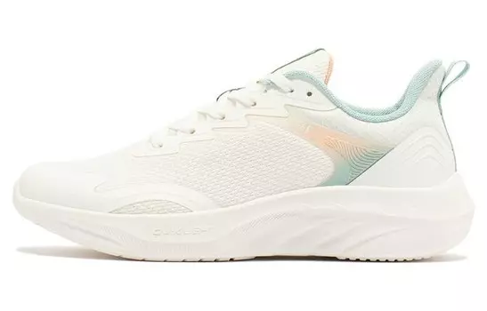 Кроссовки женские с низким верхом белый/зеленый/розовый 361°