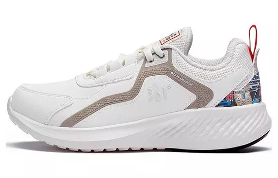 Кроссовки женские с низким верхом белый/золотой 361°