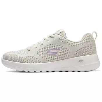 Кроссовки женские с низким верхом бежевые/фиолетовые Skechers