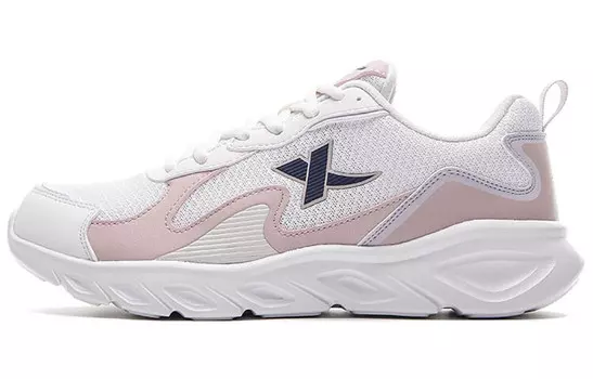 Кроссовки женские с низким верхом бежевые/розовые Xtep