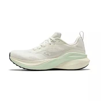 Кроссовки женские с низким верхом бежевые/серебристые Saucony