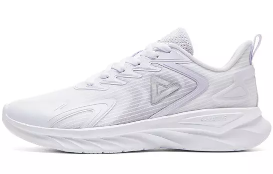 Кроссовки женские с низким верхом, большие, белые, светло-фиолетовые Peak