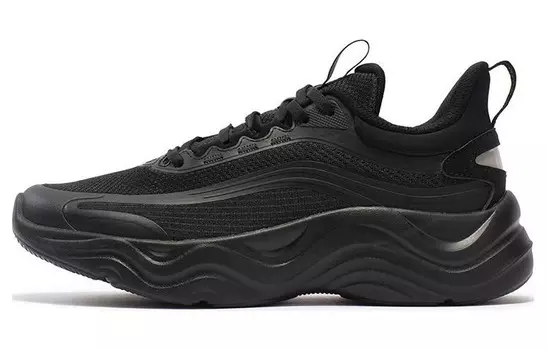 Кроссовки женские с низким верхом, черные 361°