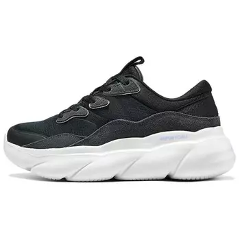 Кроссовки женские с низким верхом, черные/белые Skechers