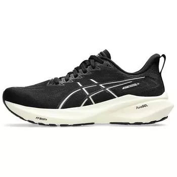 Кроссовки женские с низким верхом, черные/белые Asics