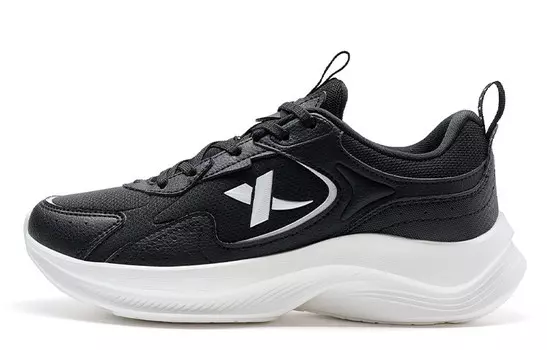 Кроссовки женские с низким верхом, черные/белые Xtep