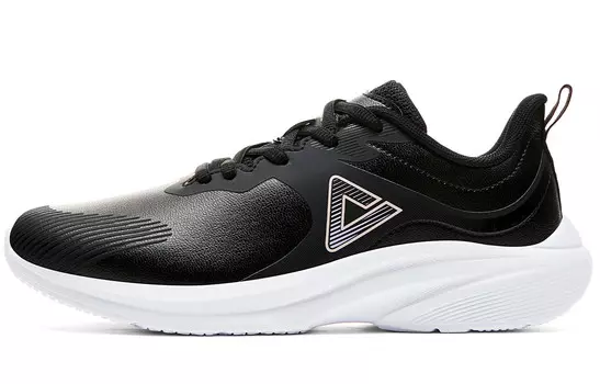 Кроссовки женские с низким верхом, черные/белые Peak