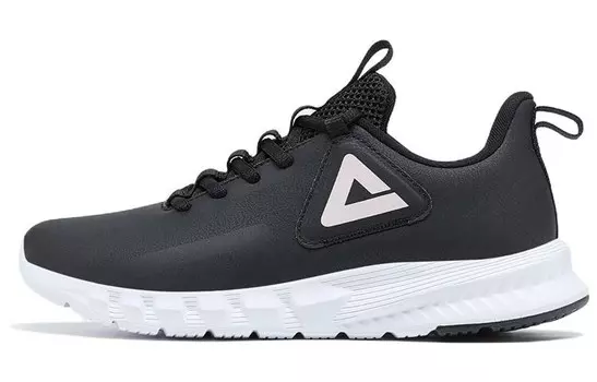 Кроссовки женские с низким верхом, черные/белые Peak