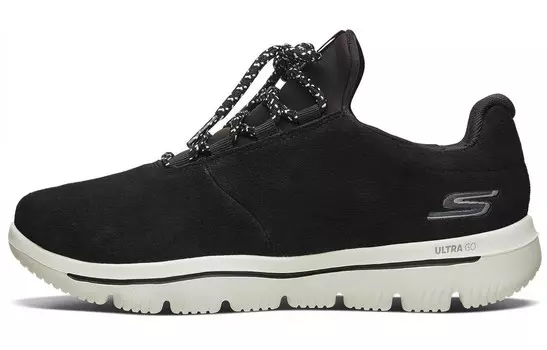 Кроссовки женские с низким верхом, черные/белые Skechers