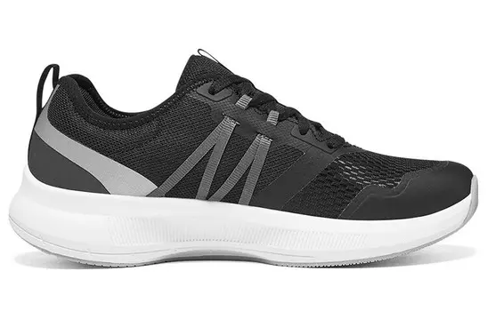 Кроссовки женские с низким верхом, черные/белые Skechers
